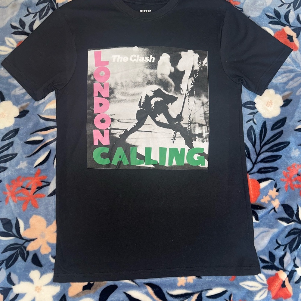 The Clash London Calling Black Graphic Band T-Shirt